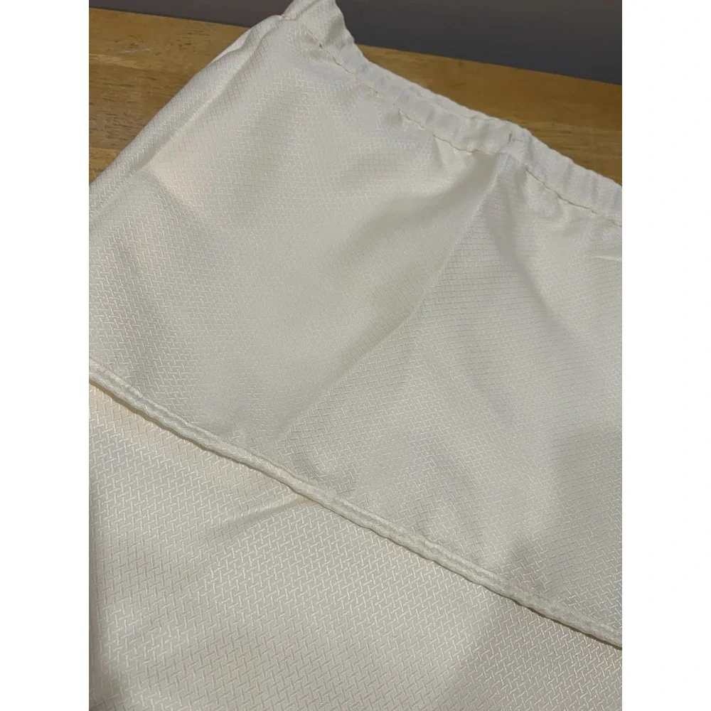 Vtg JCPenney Home Yellow‎ Fabric Short Curtain With Valance Textured